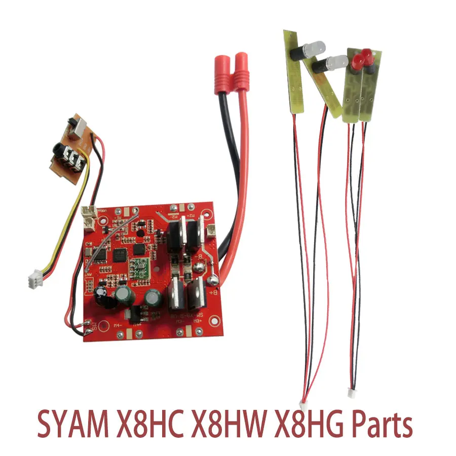 

SYMA X8HC X8HG X8HW Remote Control Drone Accessories Barometer Set High Receiver PCB Circuit Board And Light Line Spare Parts