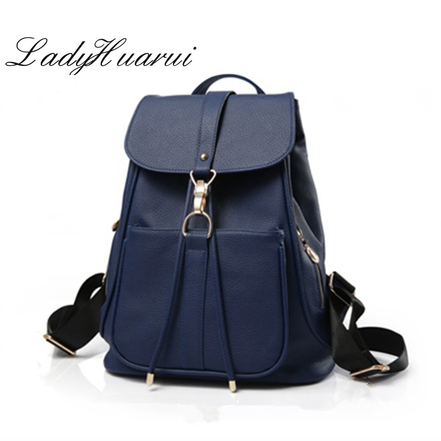 

2017 Fashion Women Backpack High Quality Youth Leather Backpacks for Teenage Girls Female School Shoulder Bag Bagpack mochila Q3