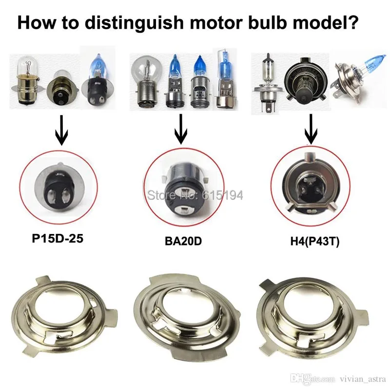 Универсальная мотоциклетная фара H4 H6 h6M лампы 6000k 4300k 8000k 12000k hi/lo 12v 35w HID велосипед Ксеноновые Балласты налобный фонарь