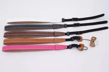 

Wholesale Camera Wrist Strap Hand Strap PU Leather lanyard for Canon Nikon Sony Fuji Fujifilm FinePix Olympus Samsung