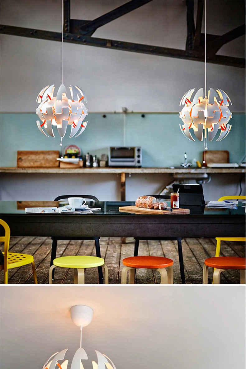 Artpad 5 Вт современный деформационный светодиодный подвесной светильник круглый белый ресторан столовая акриловый свет подвесной светильник Pull Line Switch