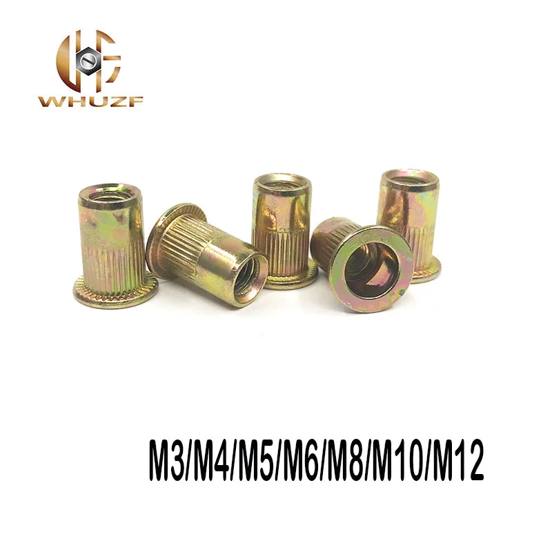 M3 M4 M5 M6 M8 M10 Hollow Tube Rivet Set Zinc Plated Carbon Steel