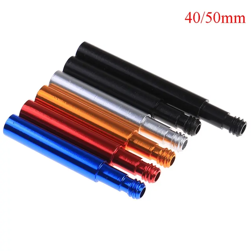 40/50mm Aluminium Alloy Bicycle Presta Valve Extender Bike Tire Wheel French Valve Extenders Caps Core Adapter bicycle valve adapter bicycle valve cap bicycle tire valve cap valve cap bicycle valve valve caps bicycle air valve bicycle valve core bicycle valve accessories tire valve core