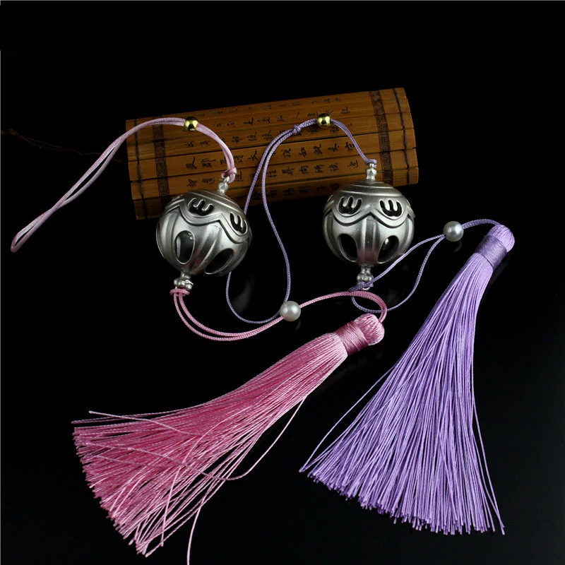 

Wei Wuxian Clear heart bell Cosplay Mo Xuanyu Costume Anime Grandmaster of Demonic Cultivation Cosplay Mo Dao Zu Shi Props