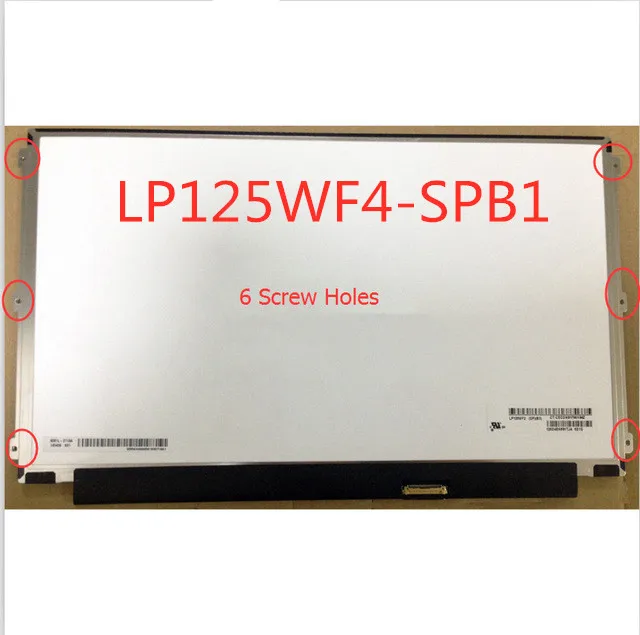 LP125WF4-SPB1(SP)(B1) для Dell Latitude E7270 ips экран светодиодный дисплей антибликовый 6 отверток Замена 12,5 матрица