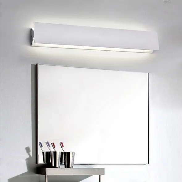 Simple Modern Iron Wall Sconce Waterproof Fog Mirror LED Wall Light For Home Indoor Lighting ...