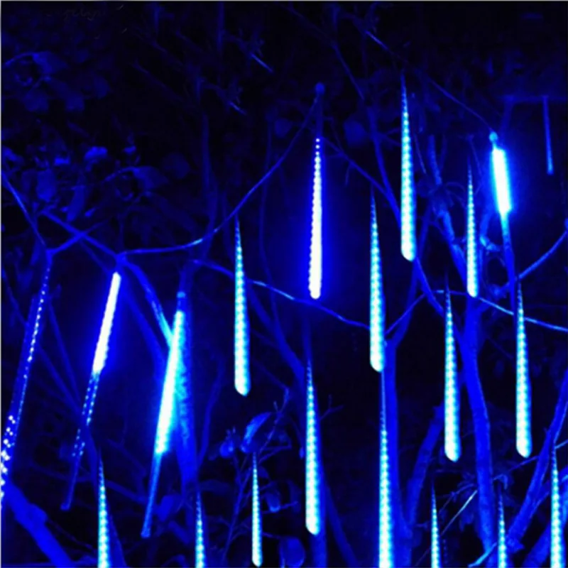 

LED Christmas Xmas Lights 30cm 50cm Snowfall Tube Meteor Shower Rain Tube LED String Light Christmas Lights Outdoor