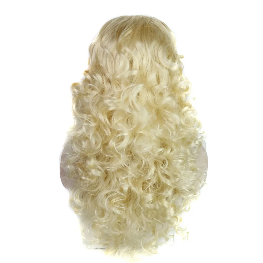 NEW 3/4 Fall Hairpiece Long Curly Layered Half Wig Hair Piece synthetic