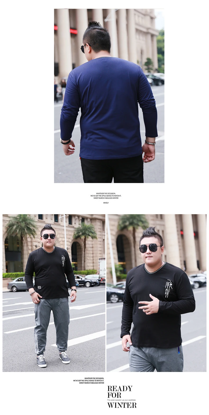 Большие 10XL 8XL 6XL 5XL повседневные футболки для мужчин с длинным рукавом в стиле пэчворк уличная тренд с v-образным вырезом Футболка для полных мужчин s одежда