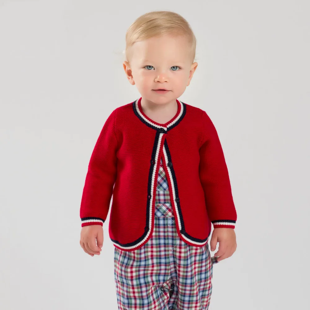 Brand 2016Spring Autumn Cotton kid infant toddler baby girl red sweater