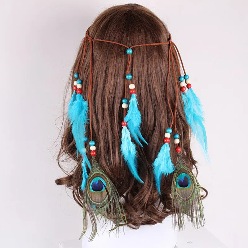 Bohemian Hippie Headband Dream Catcher Feather Headdress Fashion Indian