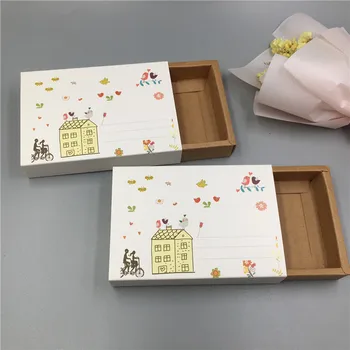 

Drawer Box Colorful Christmas Candy Package Paper Box Festive Wedding Jewelry Gift Decoration Drawer Paper Box Cases 25Pcs/Lot