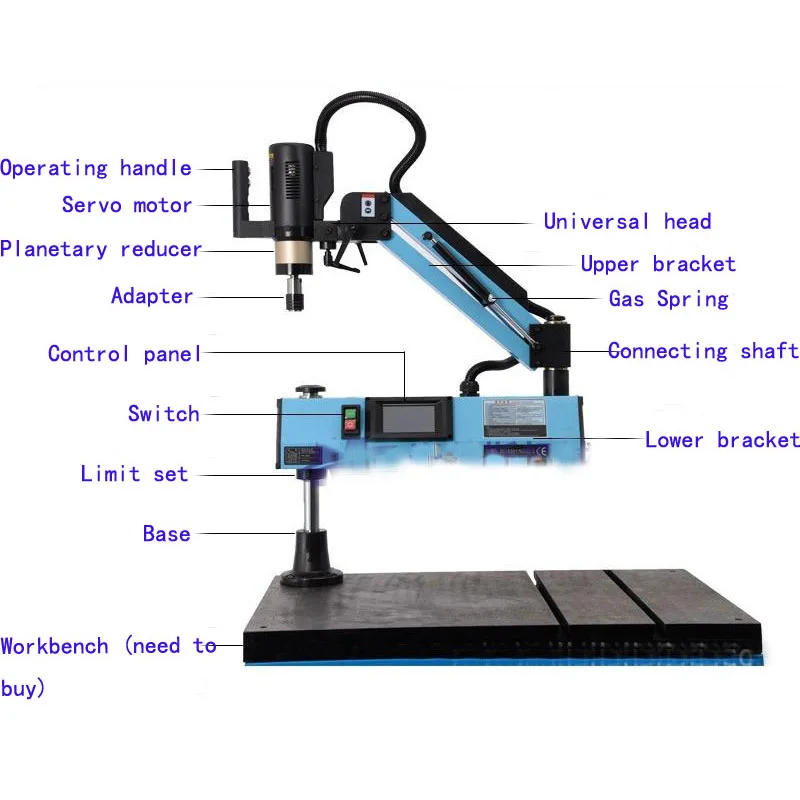 CE 220 В M3-M16 универсальный тип электрические гайконарезной станок Электрический Тапер нарезающий инструмент машина-Рабочая машина для резьбы кранов