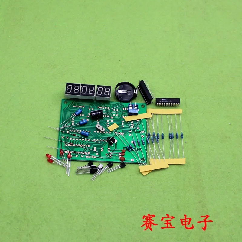 

[LAN] AT89C2051 six bit microcontroller digital clock digital clock electronic parts kit (C1A4) --10pcs/lot