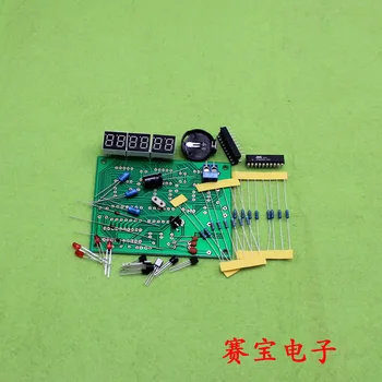 

[LAN] AT89C2051 six bit microcontroller digital clock digital clock electronic parts kit (C1A4) --10pcs/lot