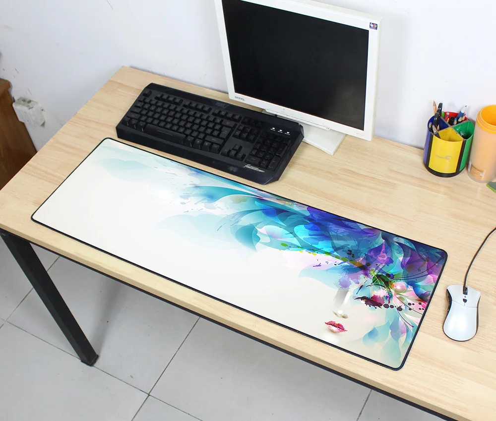 best seller Large mouse pad 900x300x3mm speed Keyboards Mat Gaming