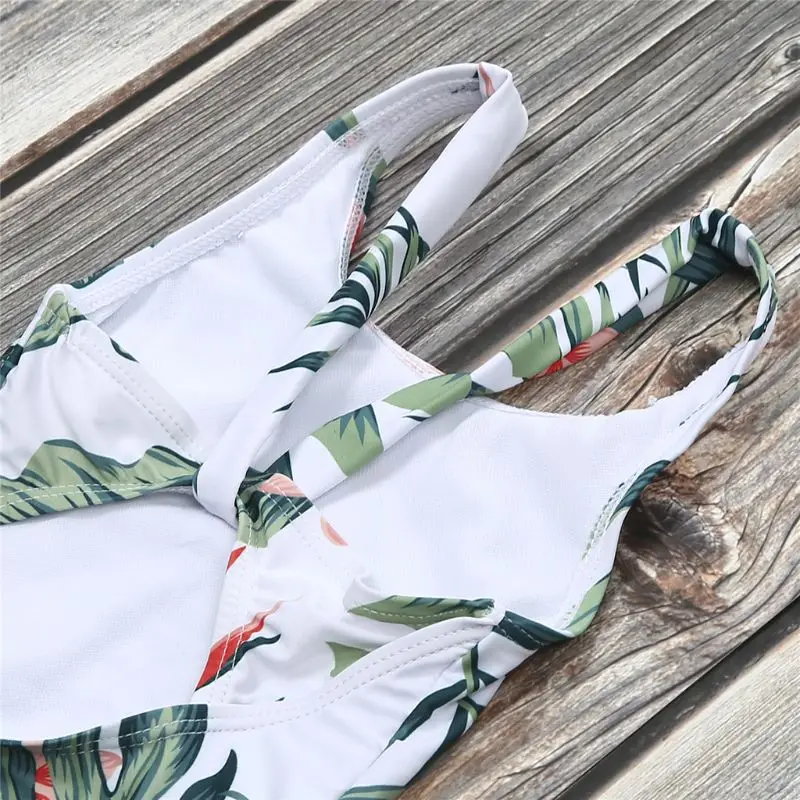 Family Matching Summer Bikini Bohemian Tropical Leaves Floral Printed Swimsuit Mom Dad Girls Boys Shorts Ruffles 4 Sizes Family Matching Summer Bikini Bohemian Tropical Leaves Floral Printed Swimsuit Mom Dad Girls Boys Shorts Ruffles 4 Sizes