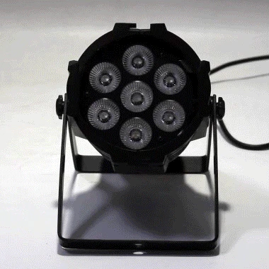 Светодиодный светильник Par 7x18 Вт из алюминия RGBWA+ УФ dmx сценический светильник, Профессиональный светильник для дома, развлекательная лампа