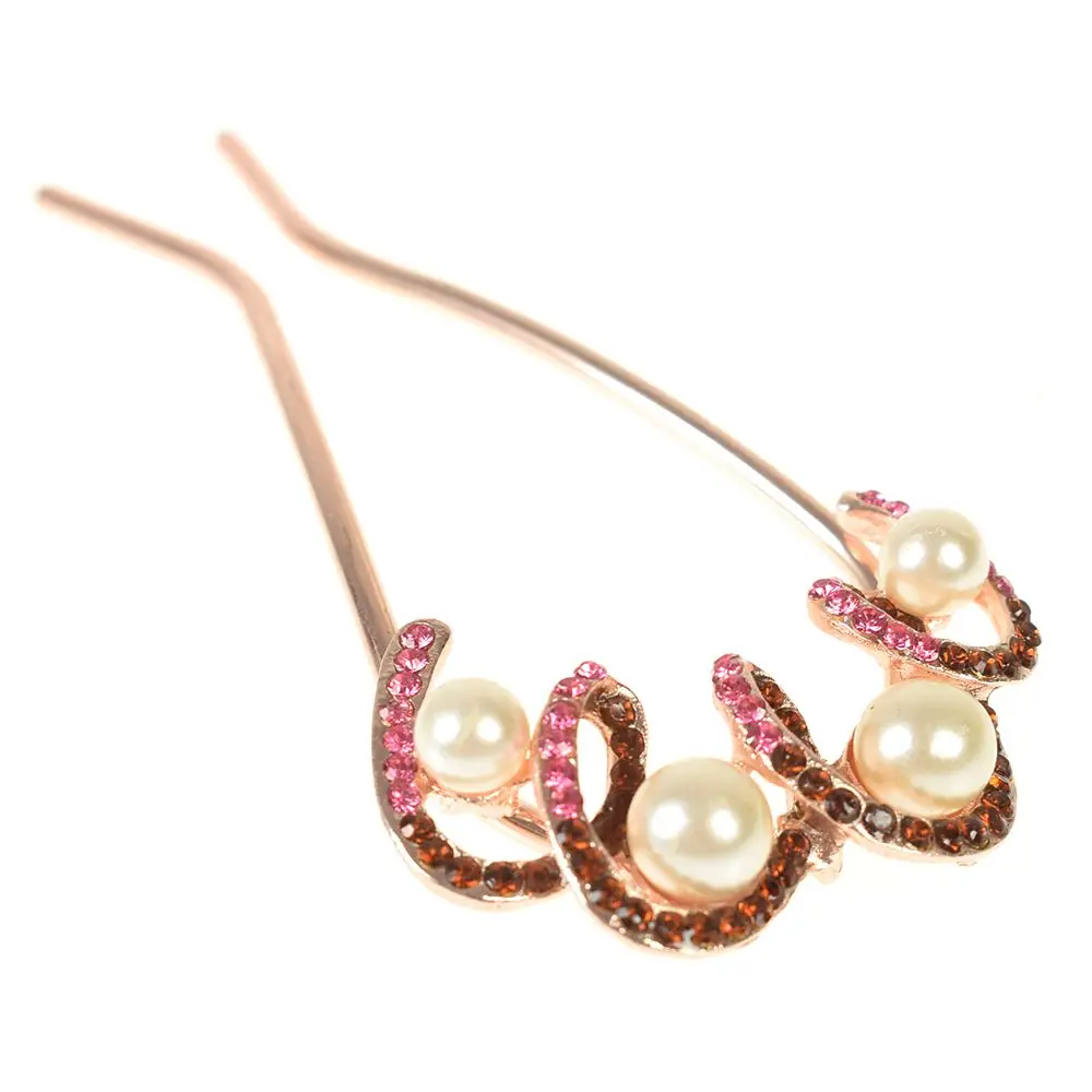 

Newly Vintage Wedding Bridal Silver Crystal Hair Pins Bridesmaid Clips Side Comb