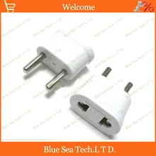 2шт белый AC 250 V 10A 2500 W ABS+ PC+ Brsaa 2Pin EU. EN, DIN вилка переключения, ce-вилка на 2Pin разъем для путешествий