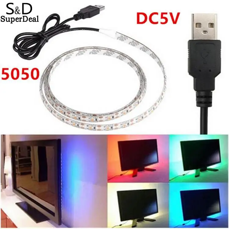 

Lights Multicolor Background Television LED Home USB Lighting Strip Theater