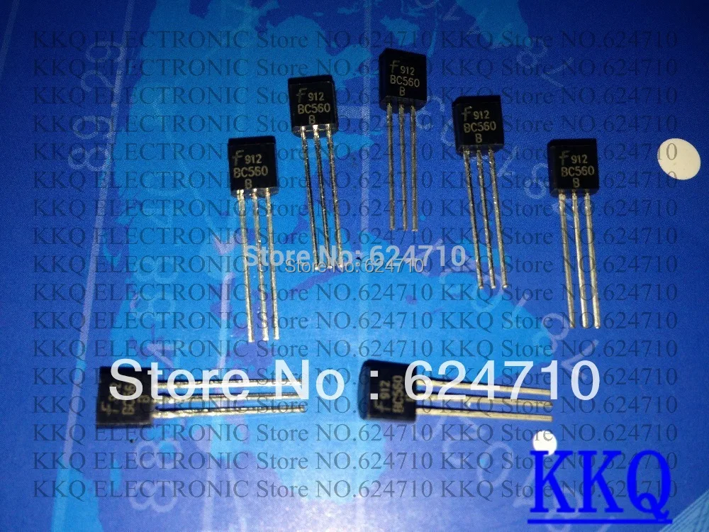 100PCS BC560 BC560B PNP Silicon Transistor TO 92 Triode Transistor Low