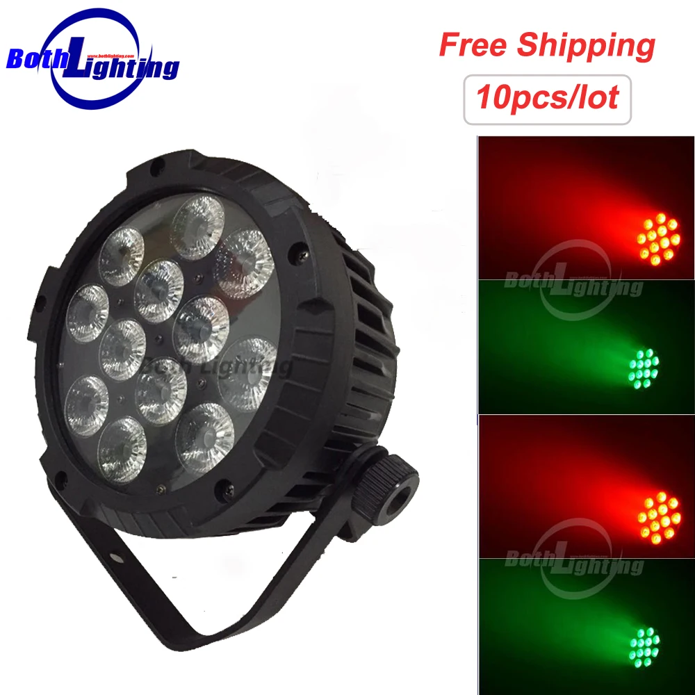 

Водонепроницаемый светодиодный прожектор Par 12x12 Вт RGBWA + UV DMX512, сценическое освещение с эффектом Master-Slave, уличное освещение IP65, для дискотеки, DJ Patry
