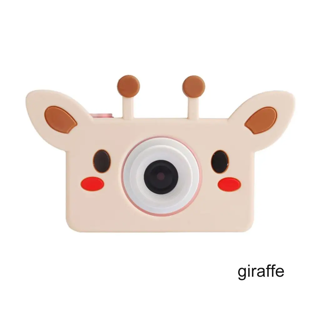 HitTime 8.0MP милая детская Камера 2," ЖК-дисплей мини цифровая камера s Мультфильм фото камера игрушка милый для детей подарки на день рождения - Цвет: giraffe