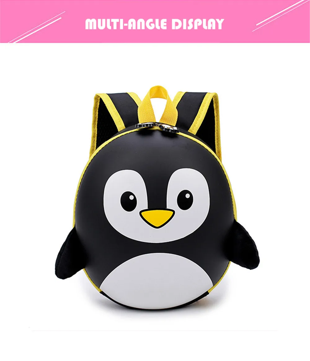 new Penguin Schoolbag Children Backpack Hard Shell Backpack Cartoon Lovely Mini Shoulder Bag Kids Cute boy girl bags