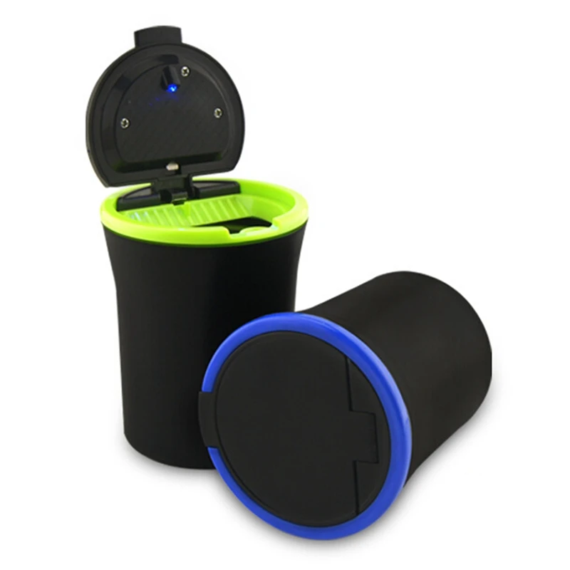 Automobile Portable Smoking Ashtray Trash Can Lighter