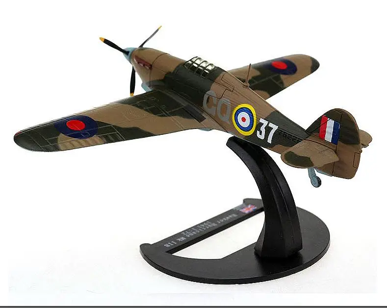 Британский Hawker WWII Hurricane MK IIB 1/72 модель самолета литья под давлением AVIONES| |