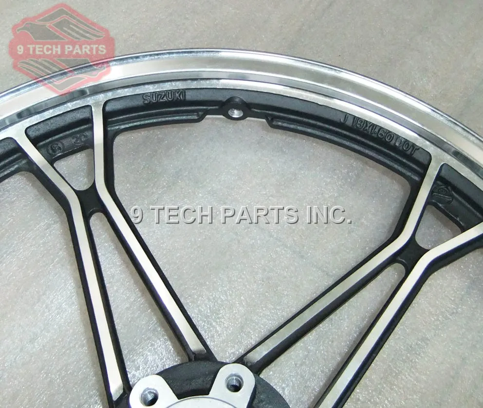 QUALITY GN250 FRONT ALUMINUM WHEEL RIM COMPLETE wheel size is 1.80*18