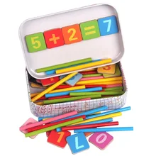 New Arrival Baby Toys Magnetic Iron Box Counting Stick Wooden Toys Educational Arithmetic Rods Math Toys Child Birthday Gift New Arrival Baby Toys Magnetic Iron Box Counting Stick Wooden Toys Educational Arithmetic Rods Math Toys Child Birthday Gift