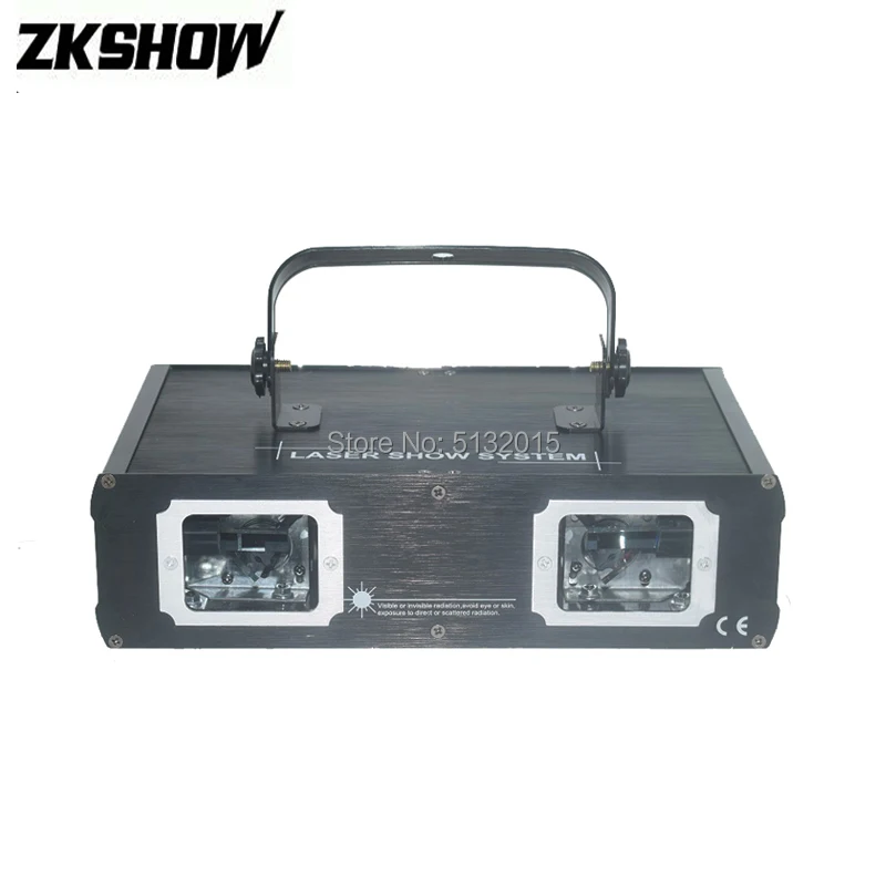 

2 Head Laser Lighting DJ/Disco/KTV/Stage Light RGB Full Color Line Effect Auto Sound Equipment for Party Wedding Show Event Hire