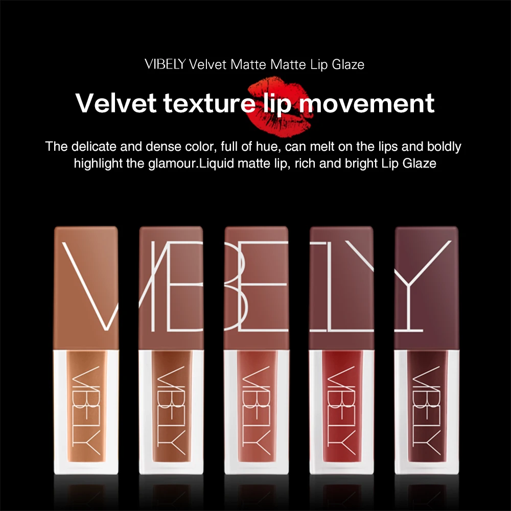 5pcs Women Lipsticks Lip Makeup Velvet Lipstick Set Lip Gloss Matte Easy To Wear Long-lasting Waterproof Lip Gloss 5pcs Women Lipsticks Lip Makeup Velvet Lipstick Set Lip Gloss Matte Easy To Wear Long-lasting Waterproof Lip Gloss