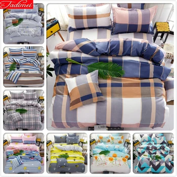 

Color Stripe Classic Bedlinens Kids 3/4 pcs Bedding Sets King Queen Twin Size Duvet Quilt Cover 1.5m 1.8m 2m Bedsheet Bedclothes