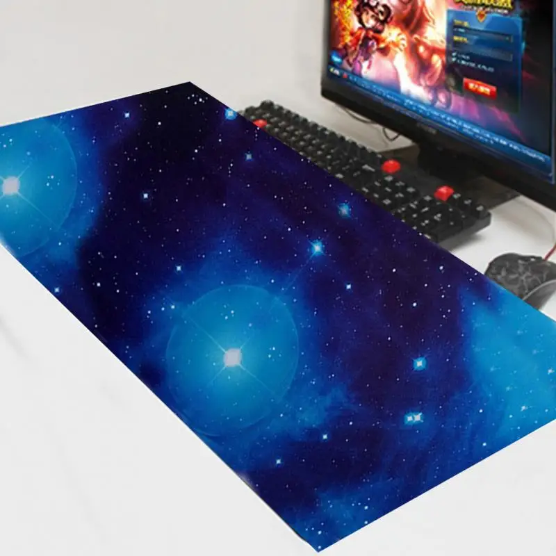 900*400mm Starry sky Large Gaming Mouse Pad Durable Rubber Wrist