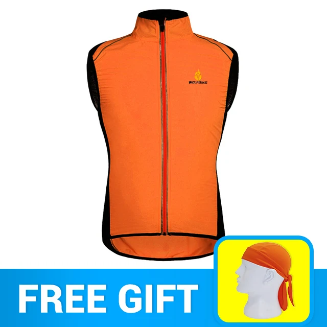 

WOSAWE 2018 Cycling Vest Men Waistcoat Clothing Windcoat 5 COLORS Breathable Bike Jacket Bicycle Cycle Sleeveless Jerseys