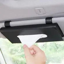 Черная бежевая автомобильная, из искуственной кожи автомобиля-Стайлинг коробки для салфеток Высококачественная салфетка бумага авто украшение интерьера аксессуары