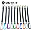 OUTKIT 18cm Coiled Fish Missed Rope Fish Pole Rod Protector Elastic Rope Line Fishing Tackle Tool Prevent Rod Drop Lose ► Photo 1/6