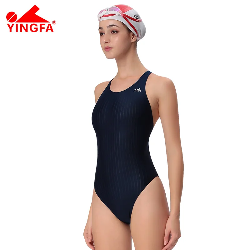 YINGFA цельный тренировочный купальник для соревнований одобренный Fina Женский
