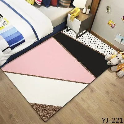

European Style Carpets For Living Room Tea Table Rug Home Floor Mats Anti-slip Child Carpet Mats Bedroom Bedside Rugs