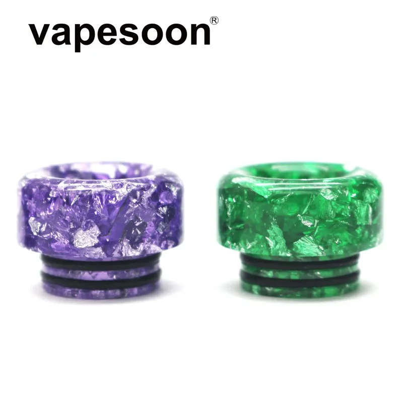 

15 pcs Resin 810 Drip Tip 810 Mouthpiece for Stick V8 TFV8 DRAG UFORCE T1 T2 drip tip 810 atomizer tank New stock