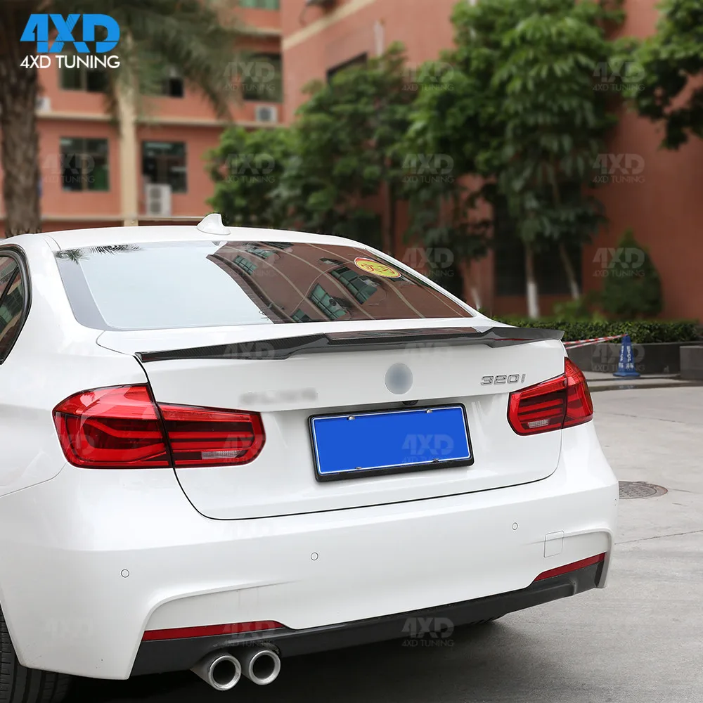 Углеродное волокно багажник спойлер для BMW F30 F80 M3 крыло спойлера 316I 320I 325I 328I 330I 2012