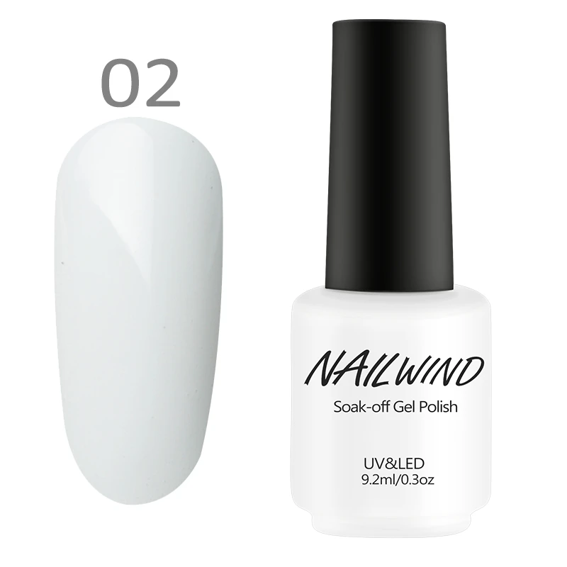 NAILWIND лак для ногтей 9,2 мл УФ цветной гель лак для ногтей акриловый гель Лаки резиновая основа для наращивания ногтей дизайн маникюра - Цвет: 02