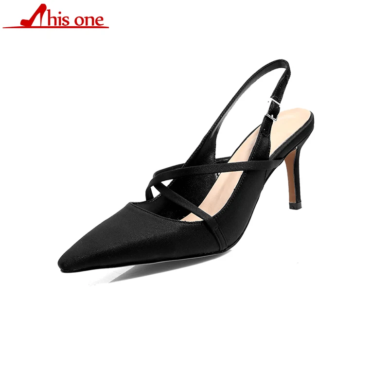 

2019 spring hollow coarse sandals high-heeled shallow mouth pointed pumps shoes women Female sexy high heels large size mujer