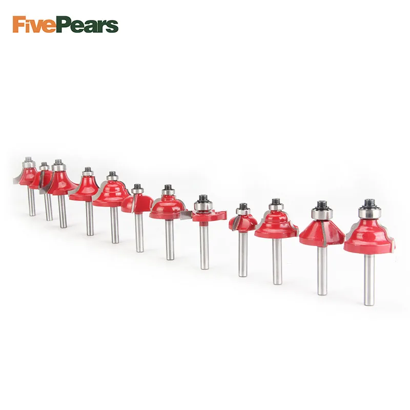 FivePears 35pcs 6mm Shank Router Bits Set Professional Woodworking Tungsten Carbide Milling Cutter With Metal Storage Box FivePears 35pcs 6mm Shank Router Bits Set Professional Woodworking Tungsten Carbide Milling Cutter With Metal Storage Box