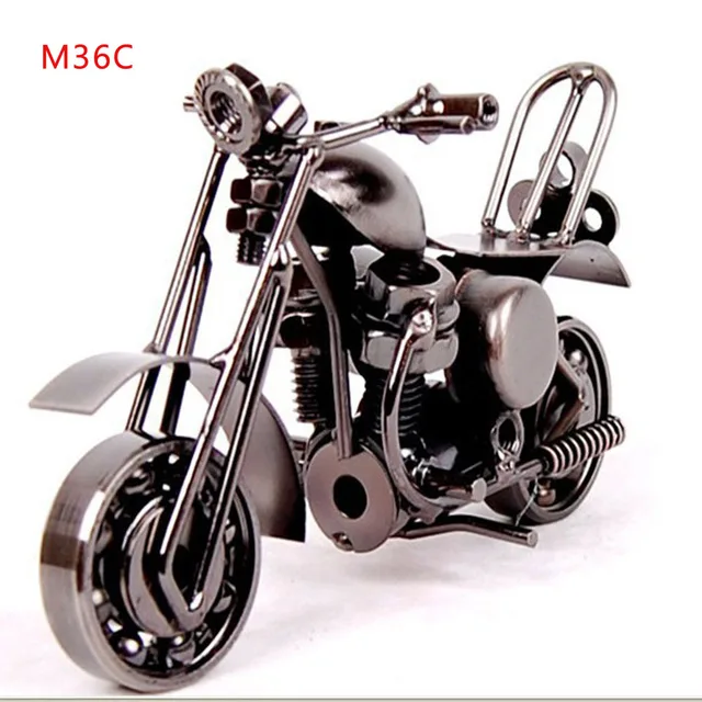 1 Piece Variety of Classic Retro Metal Motorcycle Model For Motorcycle