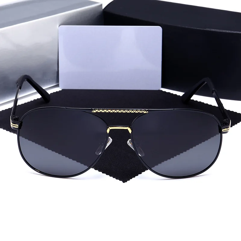 Luxury Brand Mercede Sunglasses Men Polarized Driving Coating Sun Glasses For Men Pilot Sunglasses UV400 gafas de sol hombre 753