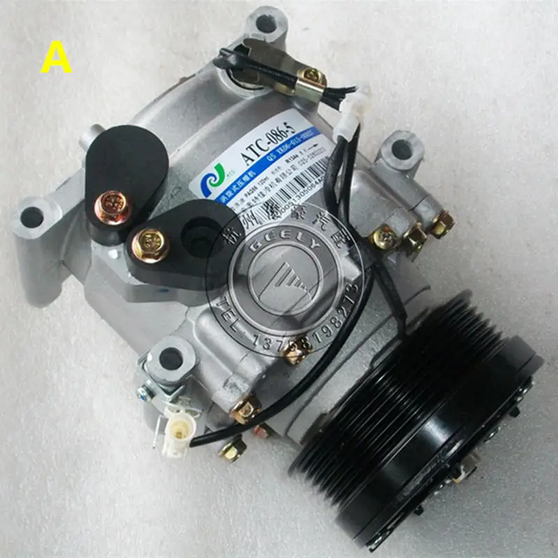 Для Geely Emgrand 7, EC7, EC715, EC718, Emgrand7, E7, FE, Emgrand7 Emgrand7-RV, EC7-RV, EC715-RV, GC7, автомобильный компрессор для кондиционирования воздуха - Название цвета: A